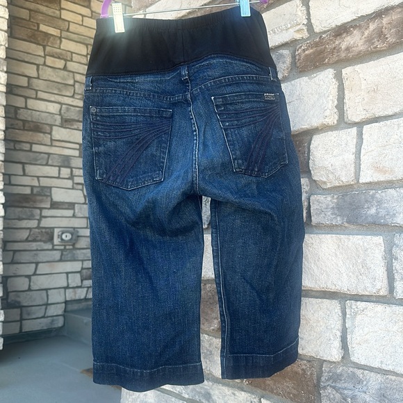 Seven for All Mankind Maternity cropped jeans - 27 - Picture 2 of 4